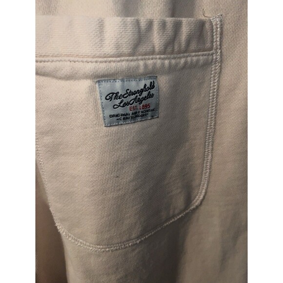 The Stronghold Jogger Sweatpants Mens Large Beige Cotton Tapered Drawstring - Picture 7 of 11